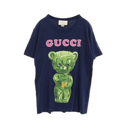 グミベア Tシャツ コットン ネイビー グリーン ピンク グッチ トップス GUCCI