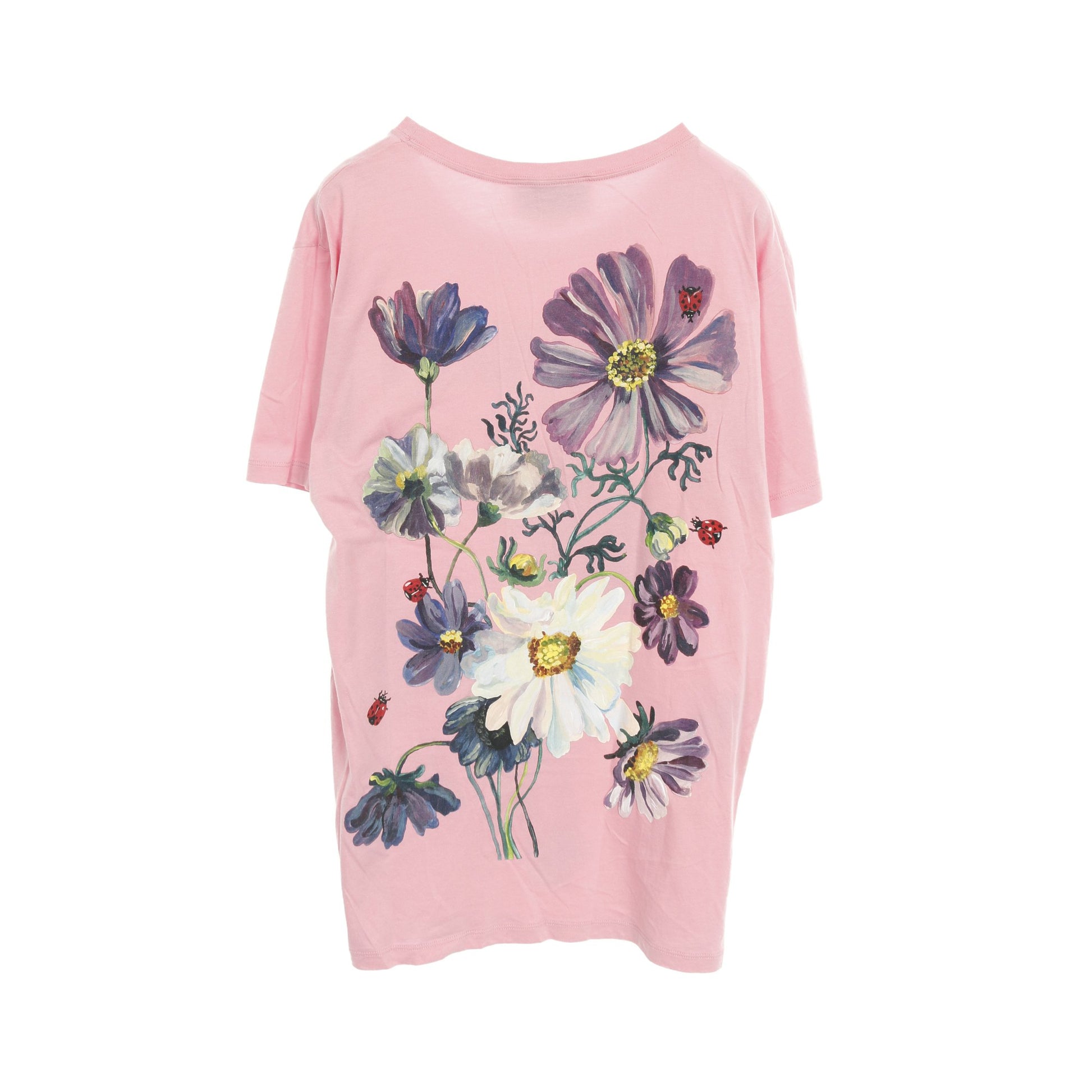 BAMBI FLOWER Tシャツ コットン ピンク マルチカラー グッチ トップス GUCCI