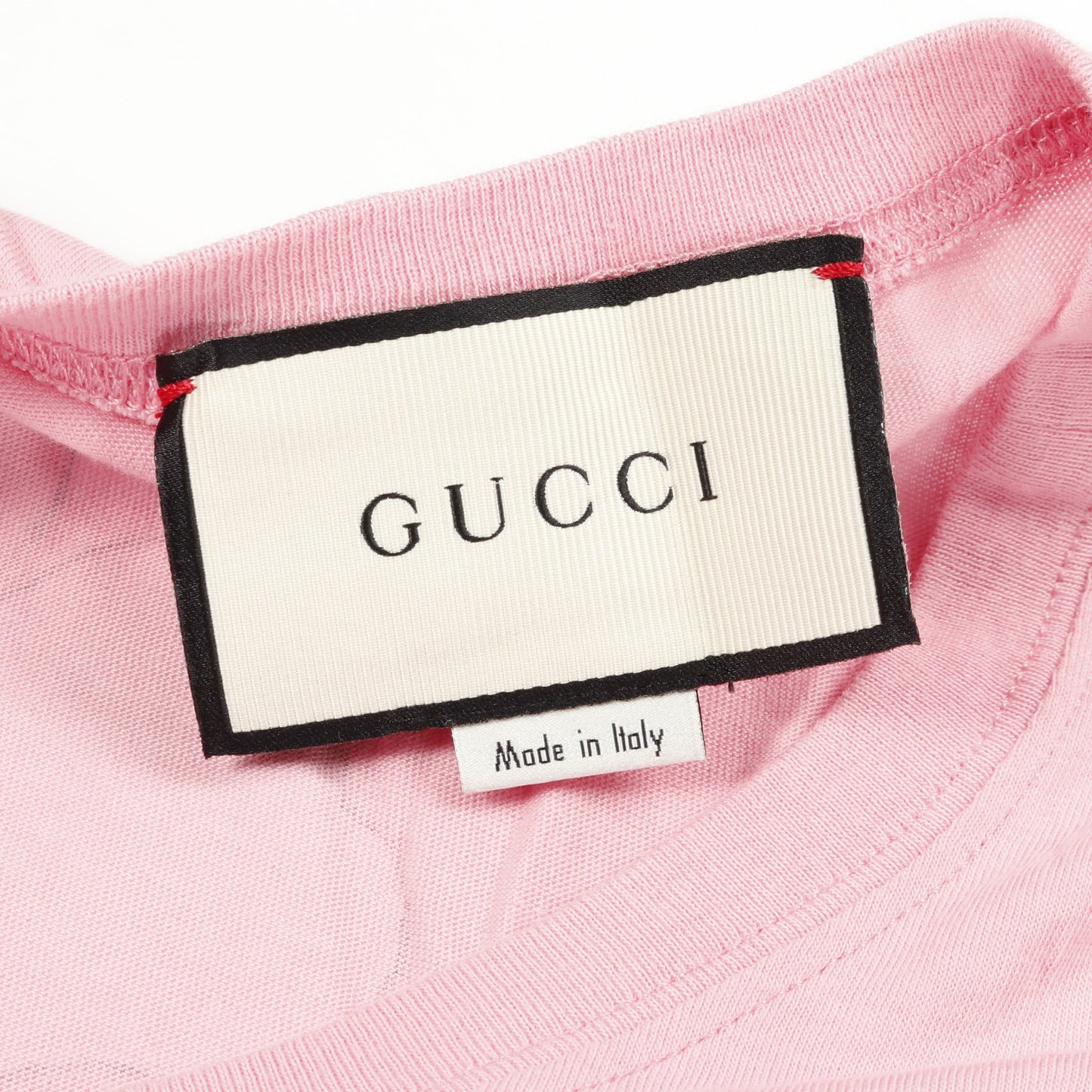 BAMBI FLOWER Tシャツ コットン ピンク マルチカラー グッチ トップス GUCCI