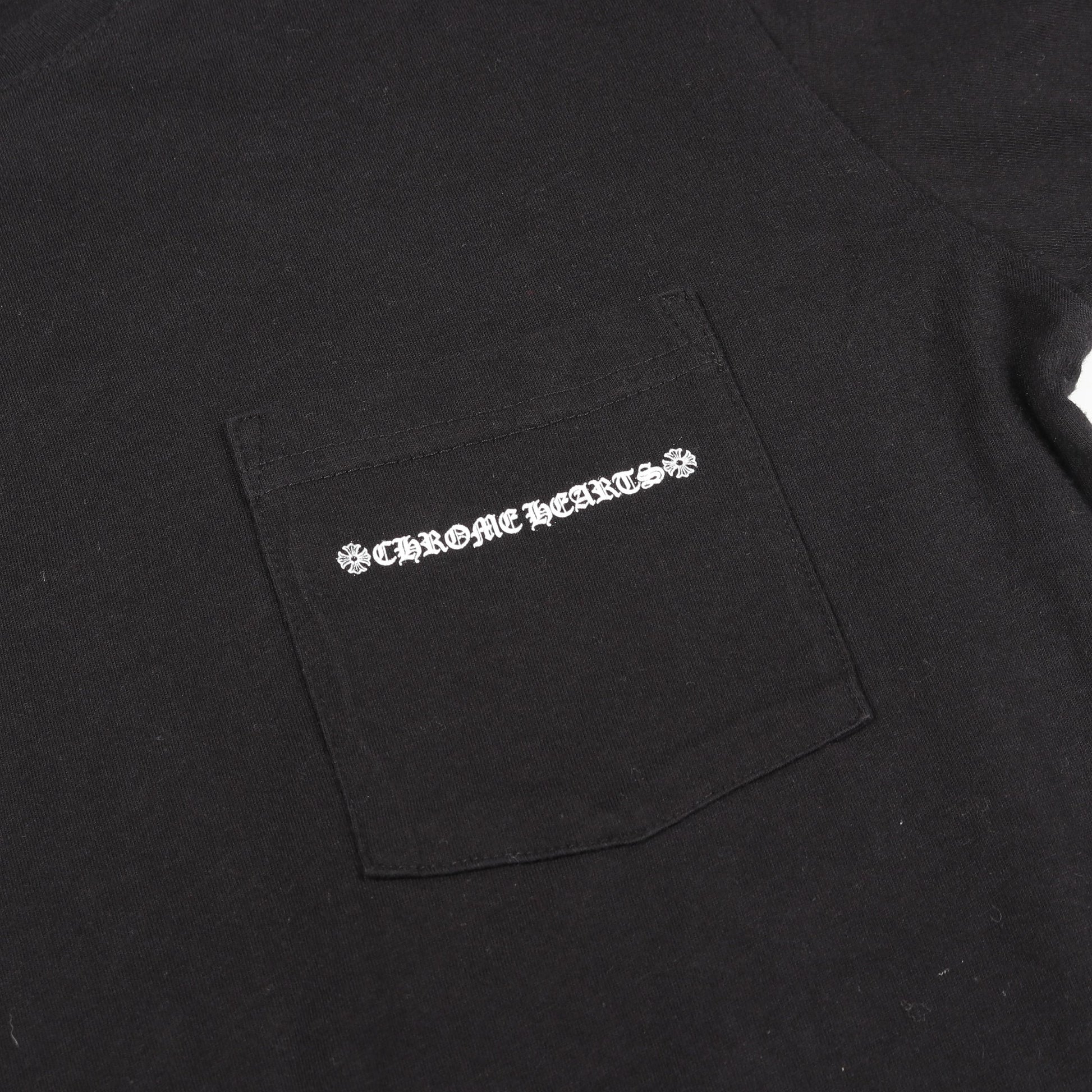 FUCK YOU Tシャツ クルーネック 半袖 コットン ブラック クロムハーツ トップス Chrome Hearts