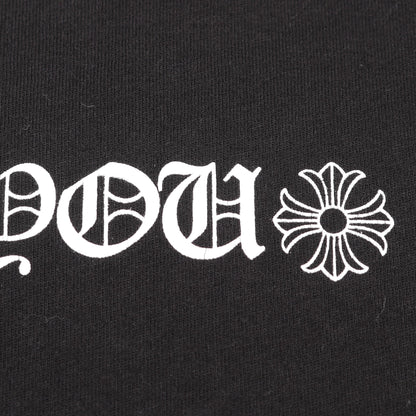 FUCK YOU Tシャツ クルーネック 半袖 コットン ブラック クロムハーツ トップス Chrome Hearts