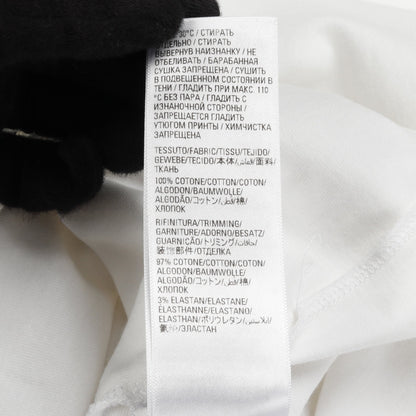 Hand Drawn BB Icon Tee Tシャツ ロゴプリント コットン ホワイト ダメージ加工 バレンシアガ トップス BALENCIAGA