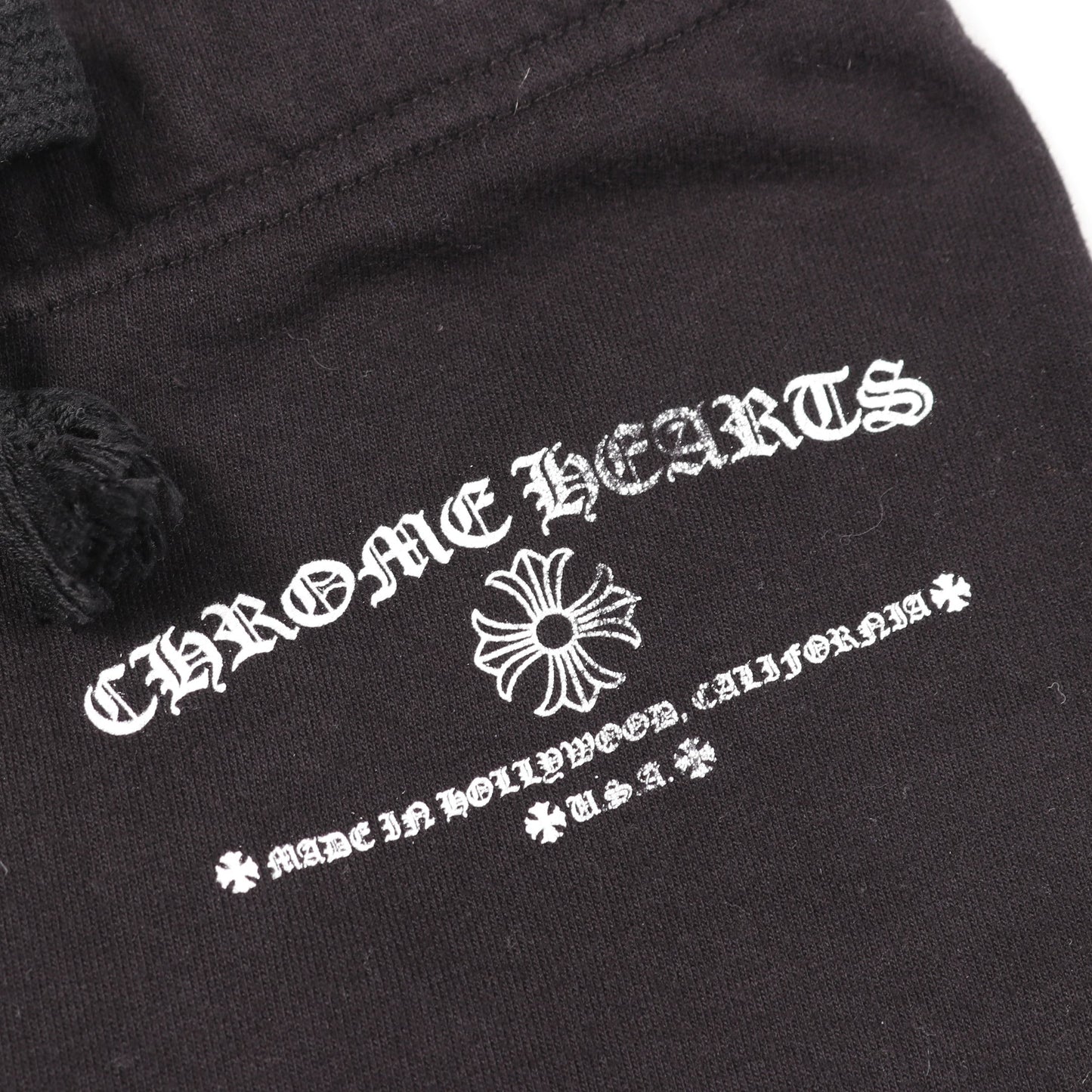 CHプラス FUCK YOU プリント スウェットパンツ コットン ブラック クロムハーツ ボトムス Chrome Hearts