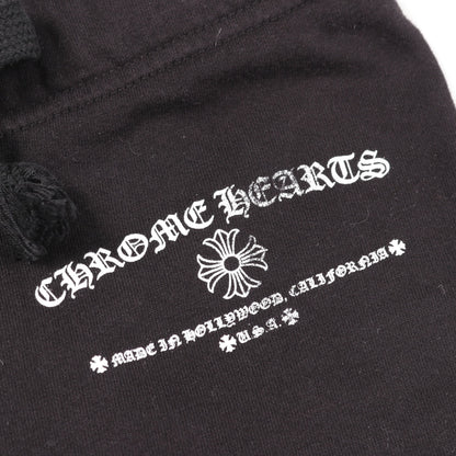 CHプラス FUCK YOU プリント スウェットパンツ コットン ブラック クロムハーツ ボトムス Chrome Hearts