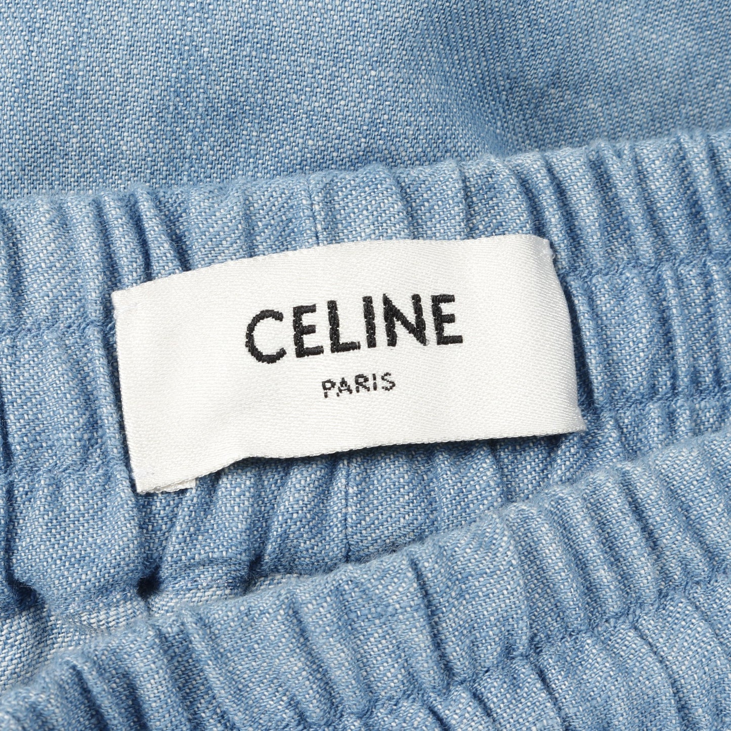 トリオンフ デニムスカート コットン ライトブルー セリーヌ ボトムス CELINE