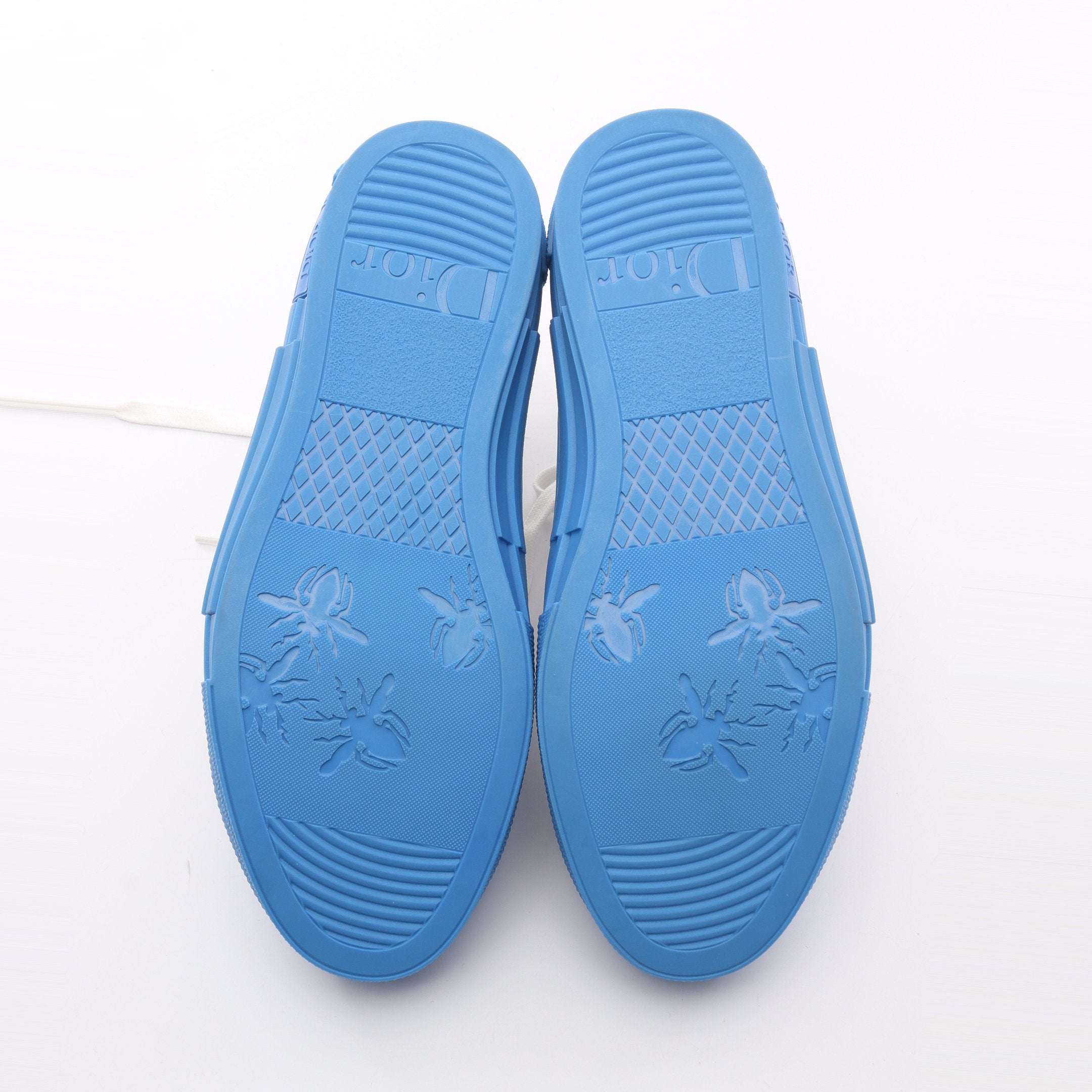 B23 オブリーク ハイカットスニーカー ファブリック ラバー ホワイト