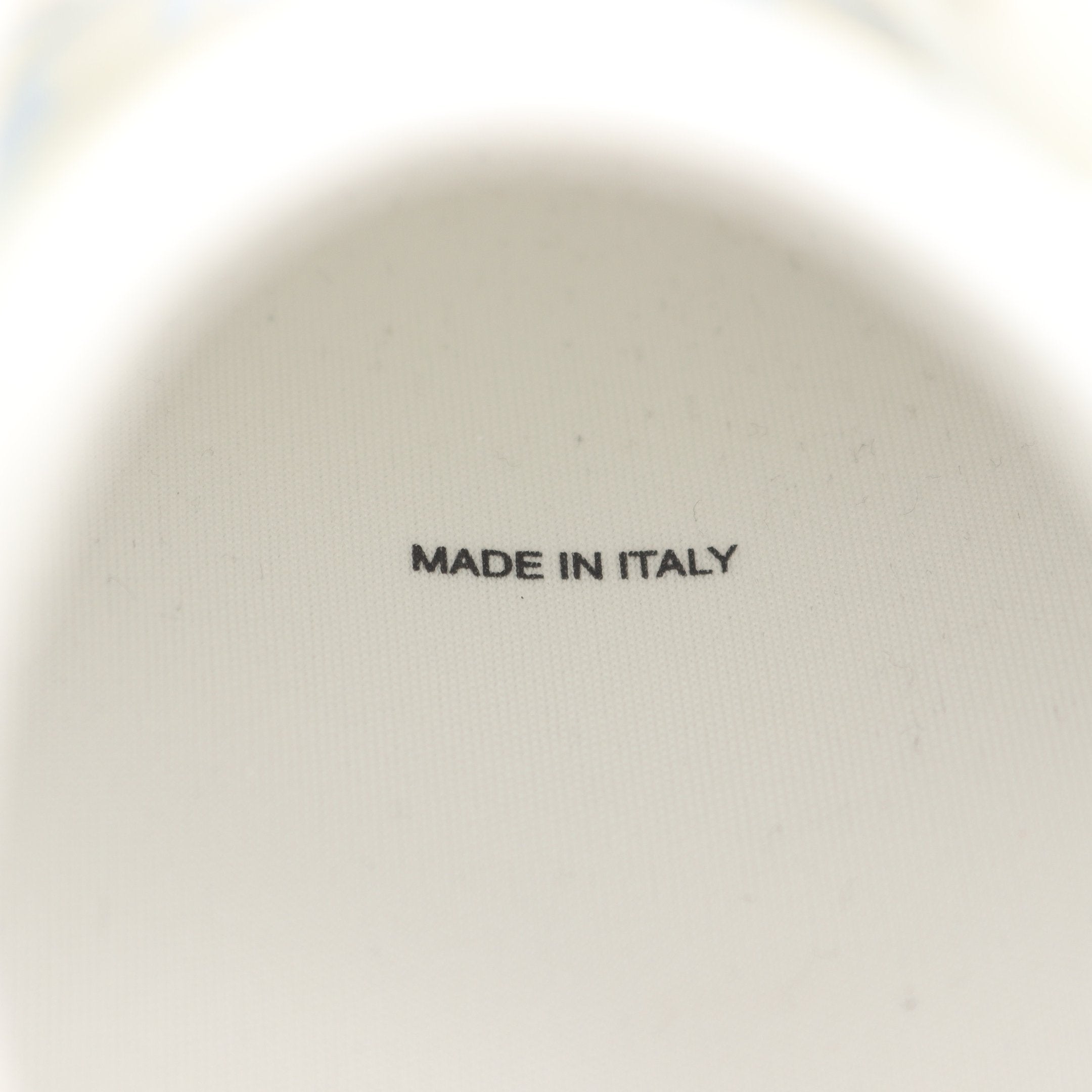 B23 オブリーク ハイカットスニーカー ファブリック ラバー ホワイト