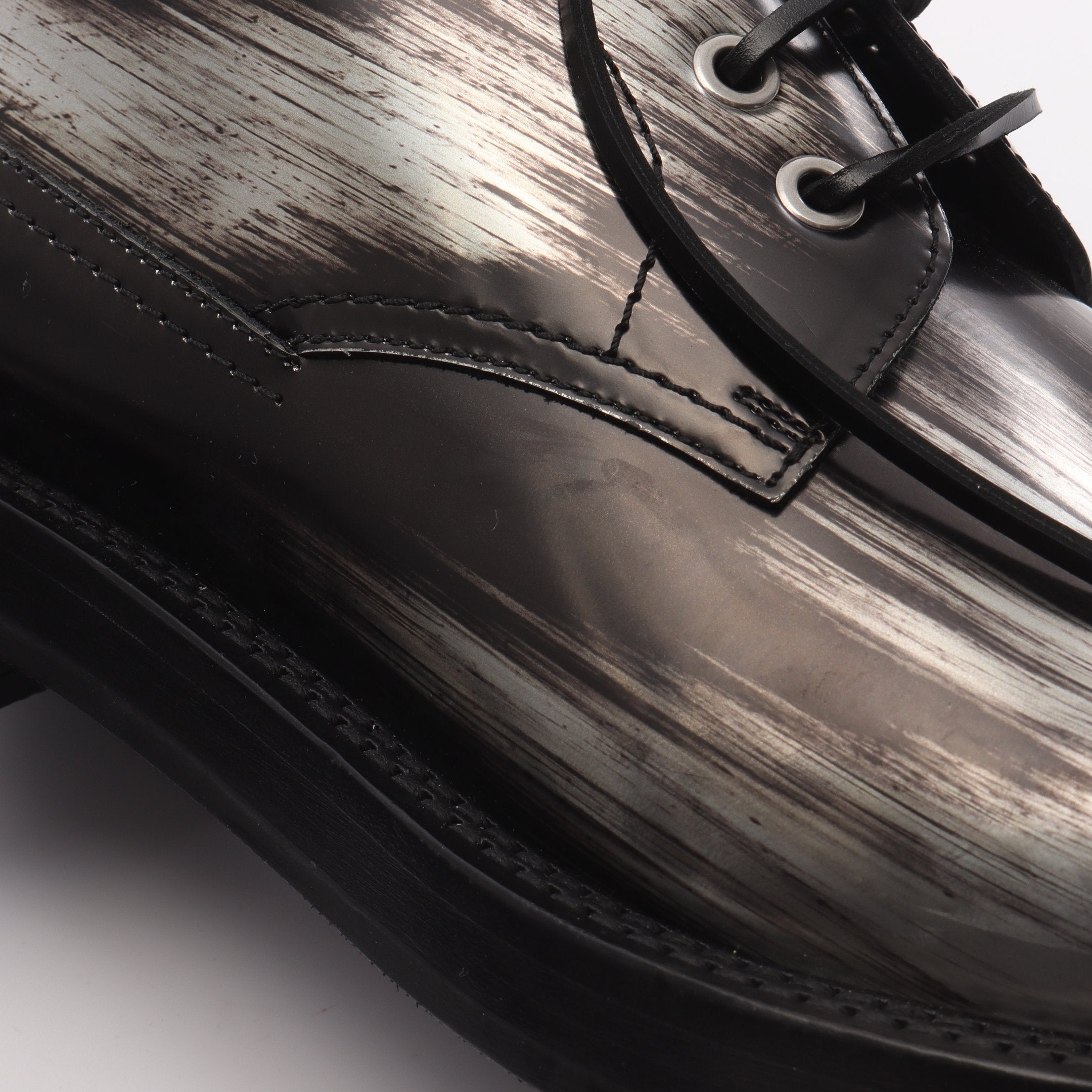 ドレスシューズ エナメルレザー シルバー ブラック ディオールオム – RECLO