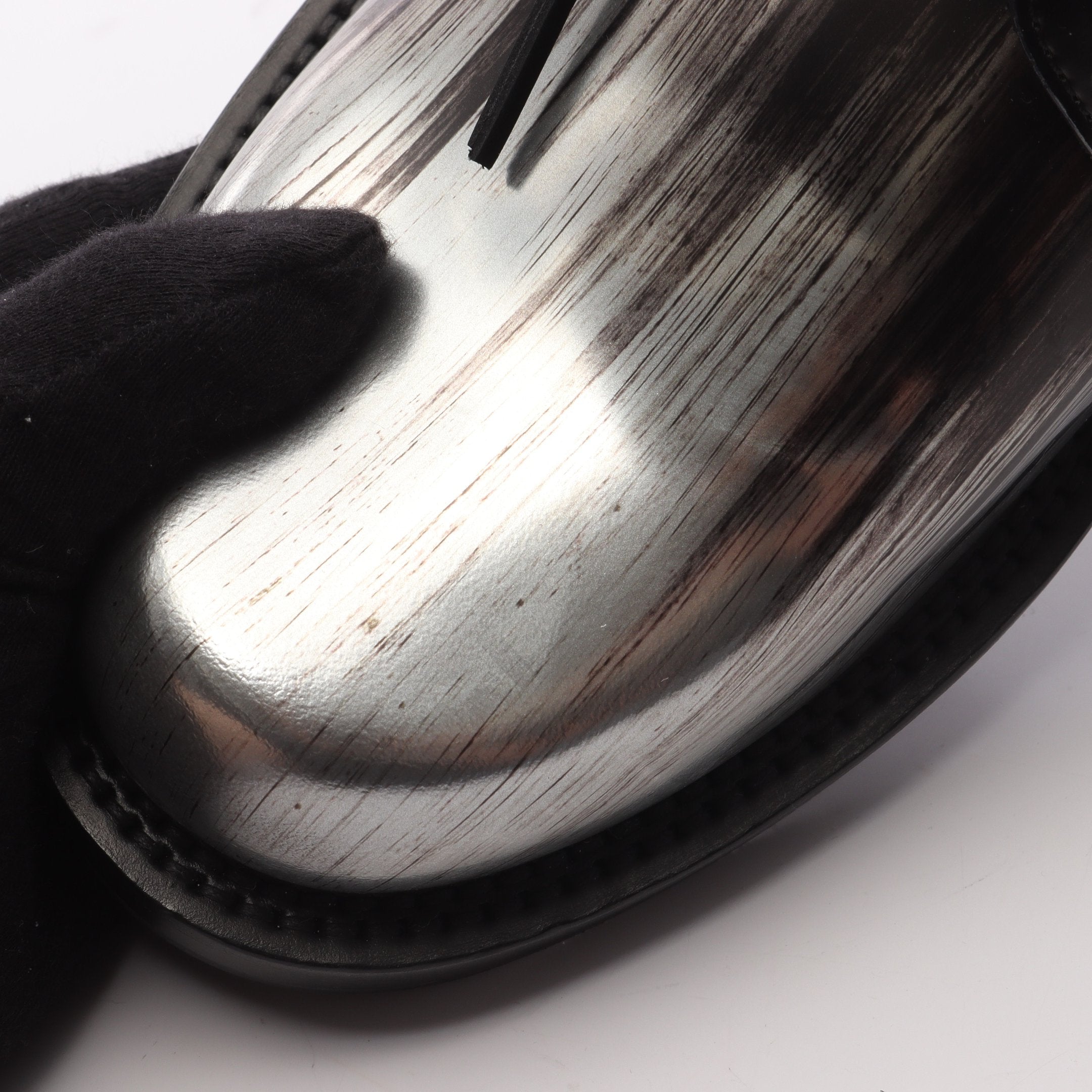 美品　Dior　ディオールオム　エナメル　ドレスシューズ　レザー　ブラック　26 ドレスシューズ エナメルレザー シルバー ブラック ディオールオム – RECLO