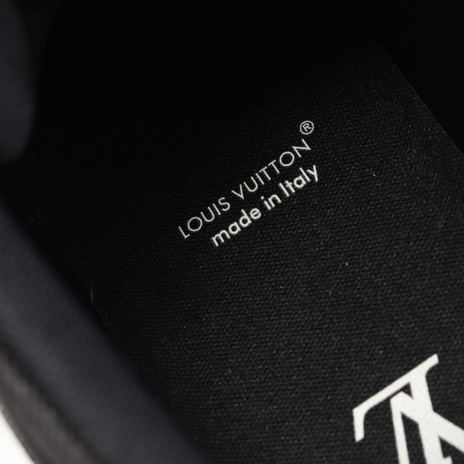 LVトレイナーライン ダミエデニム スニーカー レザー デニム ブラック ルイヴィトン シューズ LOUIS VUITTON