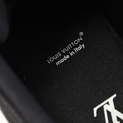 LVトレイナーライン ダミエデニム スニーカー レザー デニム ブラック ルイヴィトン シューズ LOUIS VUITTON