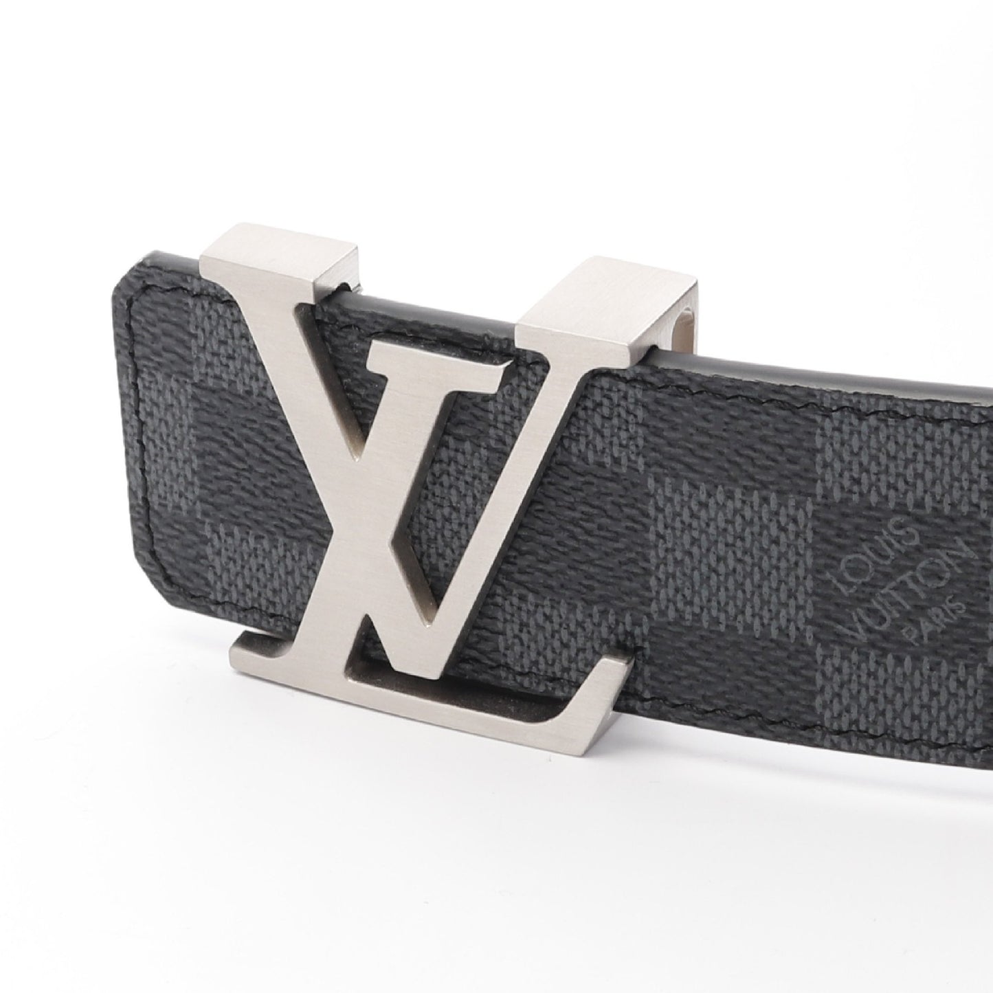 サンチュール LV イニシアル ダミエグラフィット ベルト PVC ブラック ルイヴィトン 財布・小物 LOUIS VUITTON