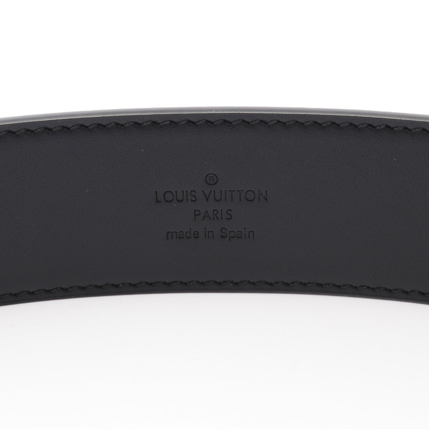 サンチュール LV イニシアル ダミエグラフィット ベルト PVC ブラック ルイヴィトン 財布・小物 LOUIS VUITTON