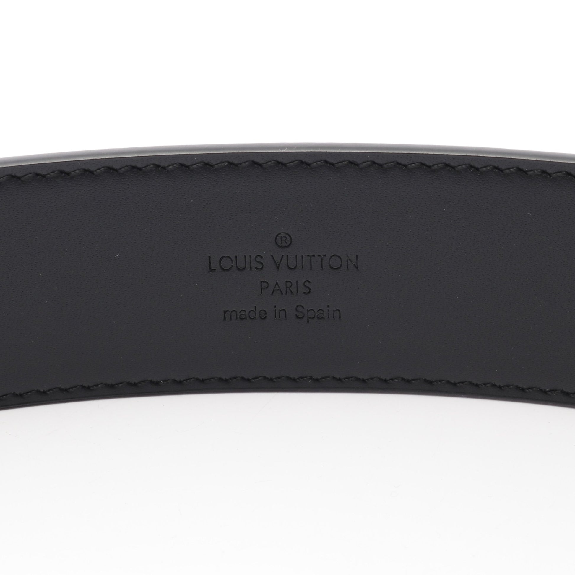 サンチュール LV イニシアル ダミエグラフィット ベルト PVC ブラック ルイヴィトン 財布・小物 LOUIS VUITTON