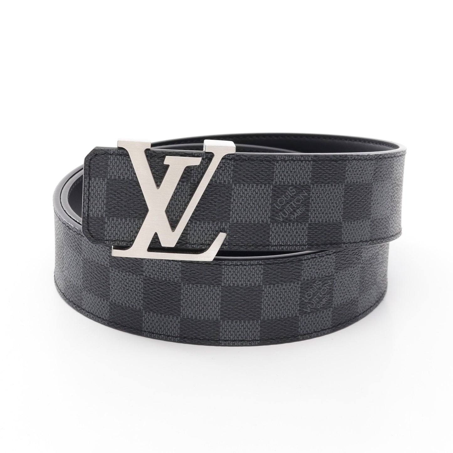 サンチュール LV イニシアル ダミエグラフィット ベルト PVC ブラック ルイヴィトン 財布・小物 LOUIS VUITTON