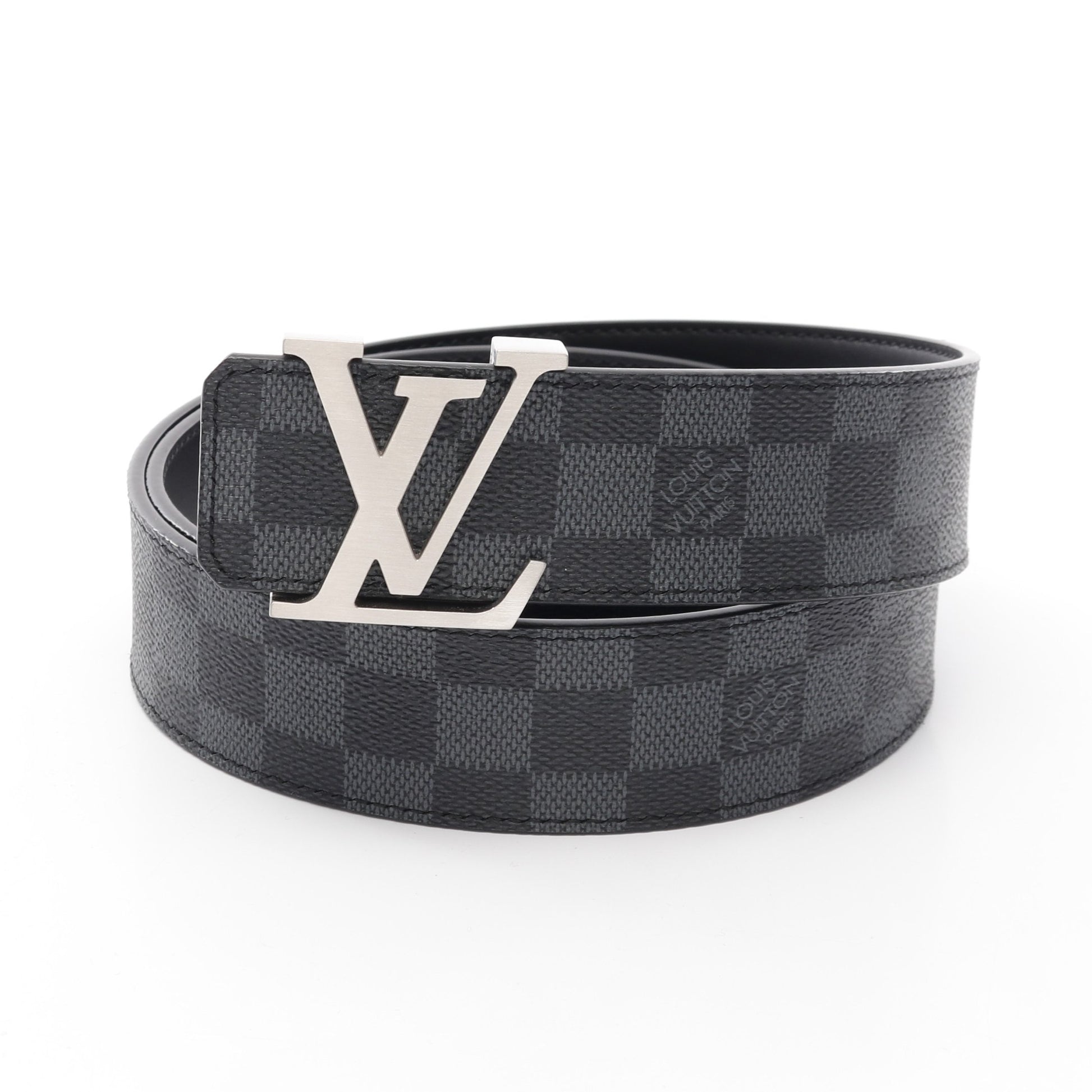 サンチュール LV イニシアル ダミエグラフィット ベルト PVC ブラック ルイヴィトン 財布・小物 LOUIS VUITTON