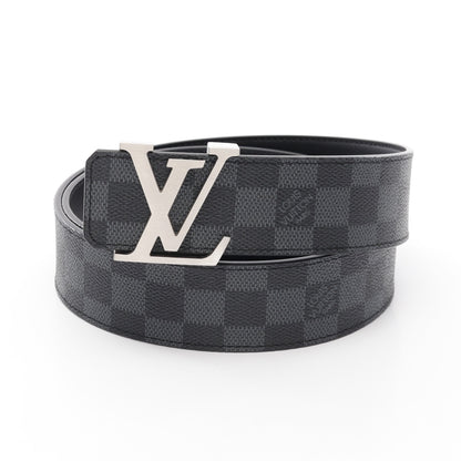 サンチュール LV イニシアル ダミエグラフィット ベルト PVC ブラック ルイヴィトン 財布・小物 LOUIS VUITTON
