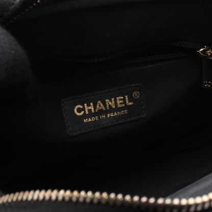 Vステッチ シェブロン チェーンショルダーバッグ ラムスキン ブラック ゴールド金具 シャネル バッグ CHANEL