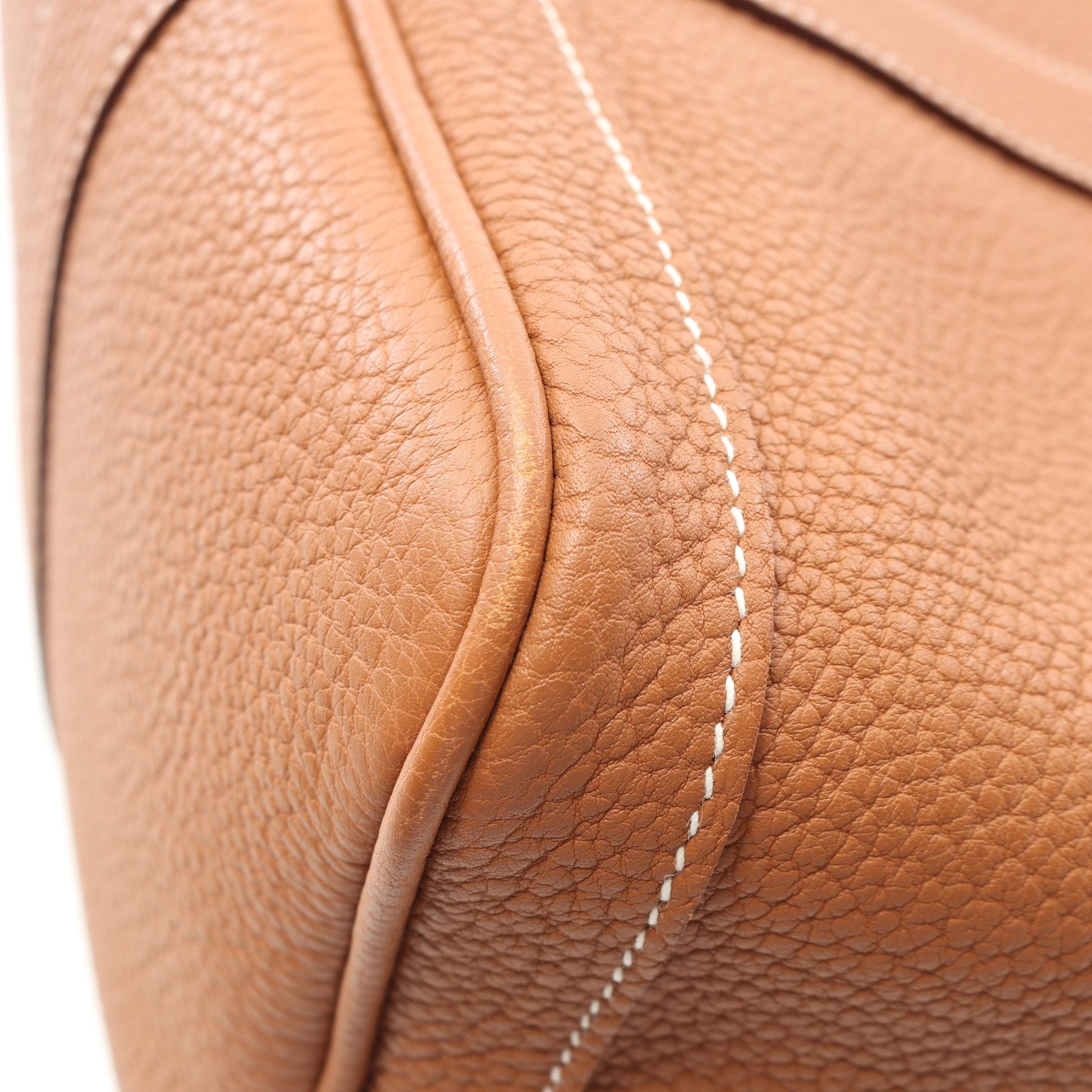 ガーデンパーティPM ゴールド ハンドバッグ トートバッグ ネゴンダ ブラウン シルバー金具 X刻印 エルメス バッグ HERMES