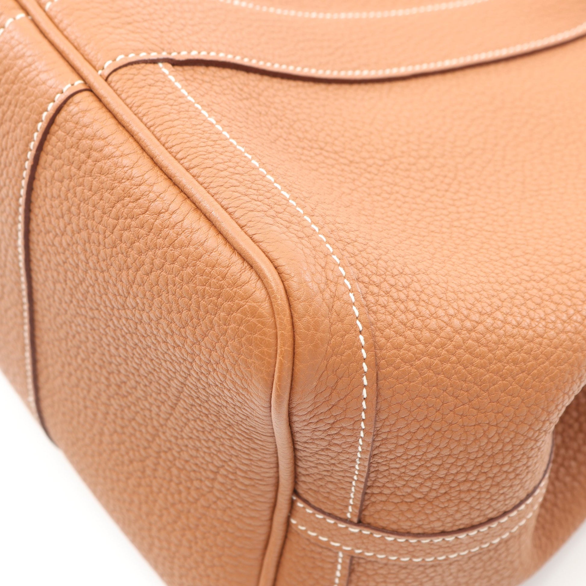 ガーデンパーティPM ゴールド ハンドバッグ トートバッグ ネゴンダ ブラウン シルバー金具 X刻印 エルメス バッグ HERMES