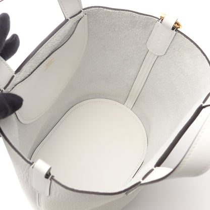 インザループ18 ニューホワイト ハンドバッグ トリヨンクレマンス ホワイト ゴールド金具 B刻印 エルメス バッグ HERMES
