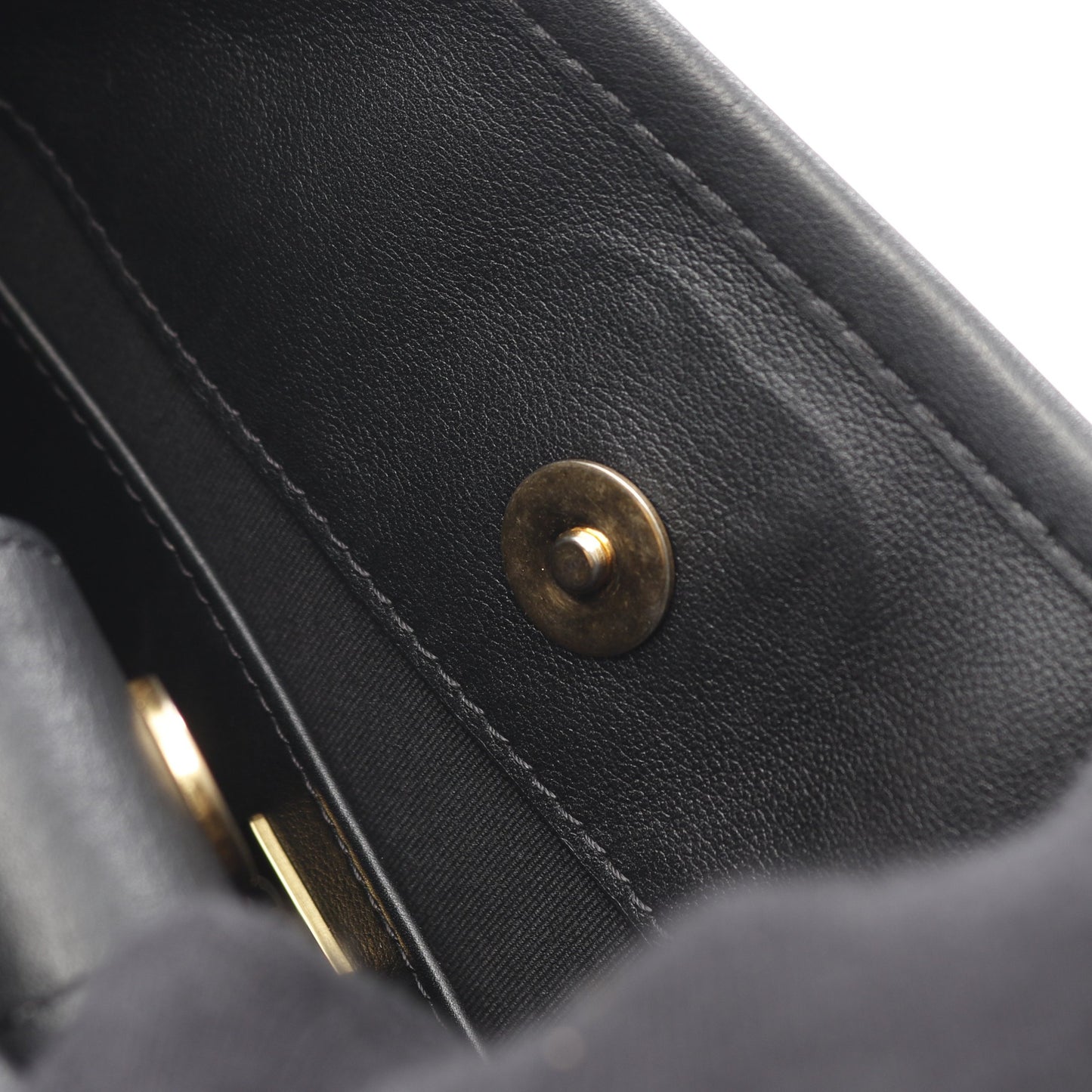 マトラッセ ホーボー チェーンショルダーバッグ ラムスキン ブラック ゴールド金具 2WAY シャネル バッグ CHANEL