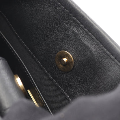 マトラッセ ホーボー チェーンショルダーバッグ ラムスキン ブラック ゴールド金具 2WAY シャネル バッグ CHANEL