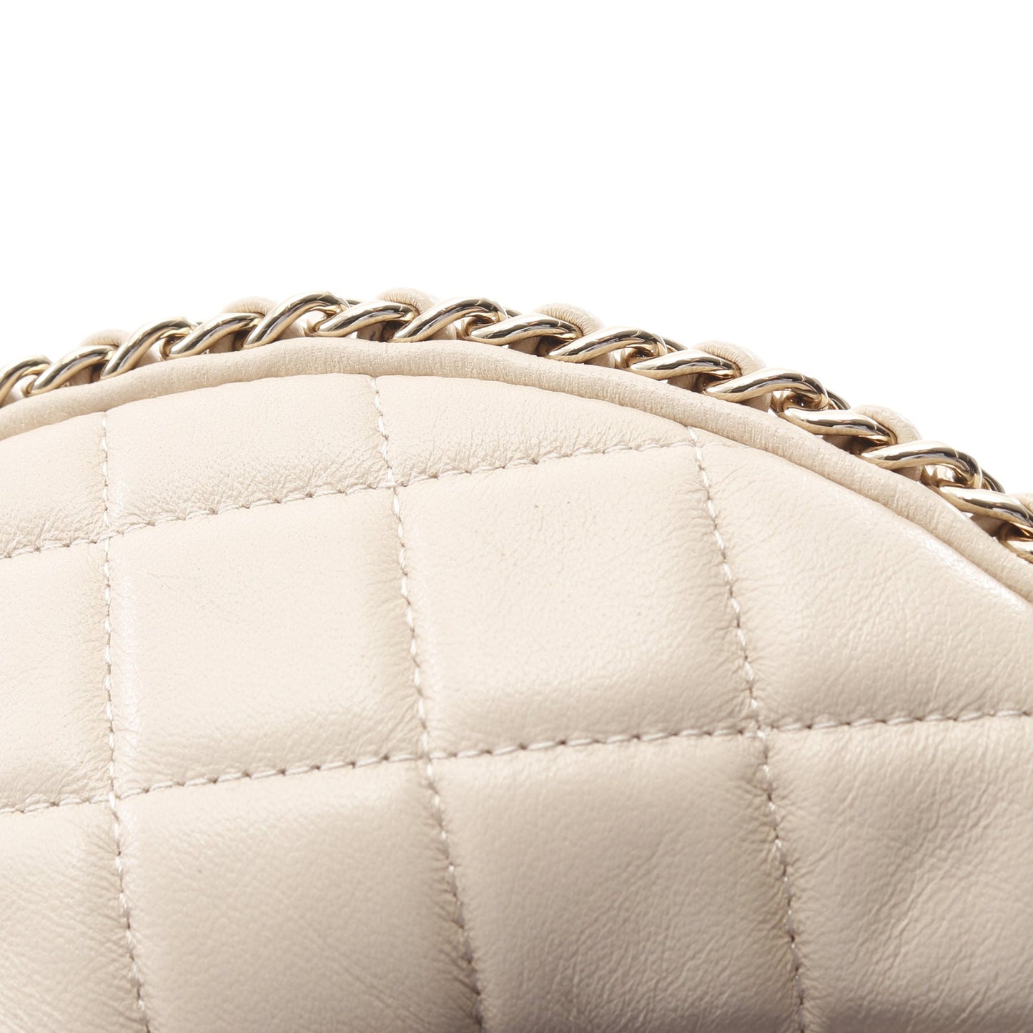 マトラッセ スモールホーボー チェーンショルダーバッグ ラムスキン ライトピンク ゴールド金具 シャネル バッグ CHANEL