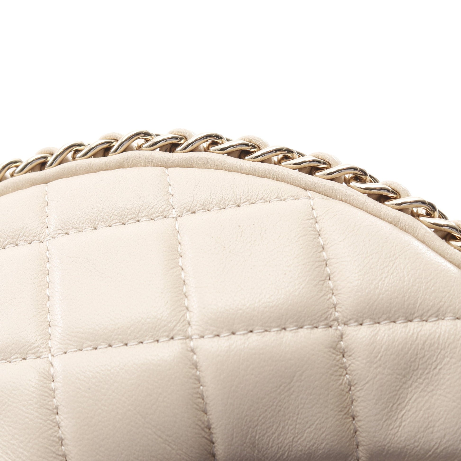 マトラッセ スモールホーボー チェーンショルダーバッグ ラムスキン ライトピンク ゴールド金具 シャネル バッグ CHANEL