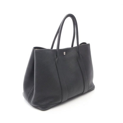 ガーデンパーティPM ハンドバッグ トートバッグ ネゴンダ ブラック シルバー金具 X刻印 エルメス バッグ HERMES