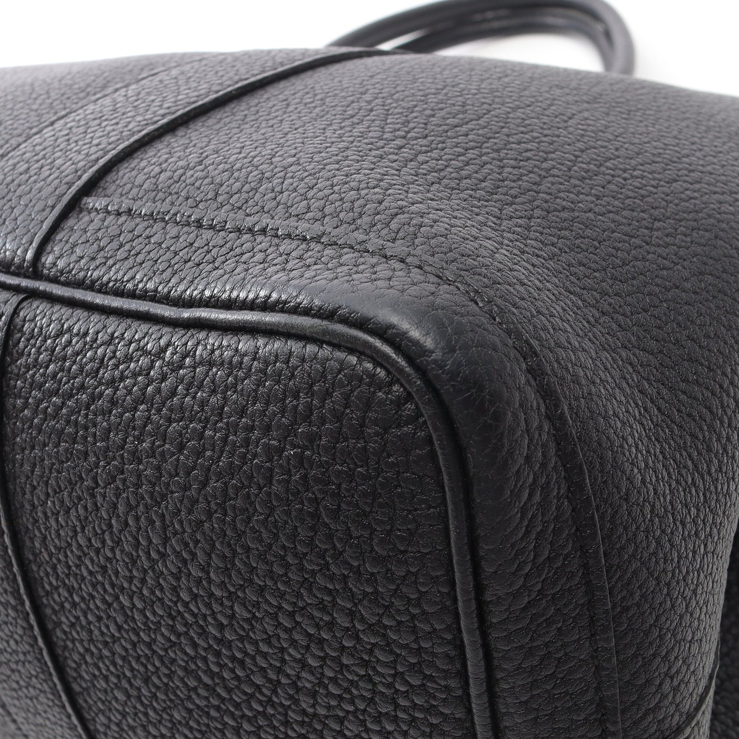 ガーデンパーティPM ハンドバッグ トートバッグ ネゴンダ ブラック シルバー金具 X刻印 エルメス バッグ HERMES