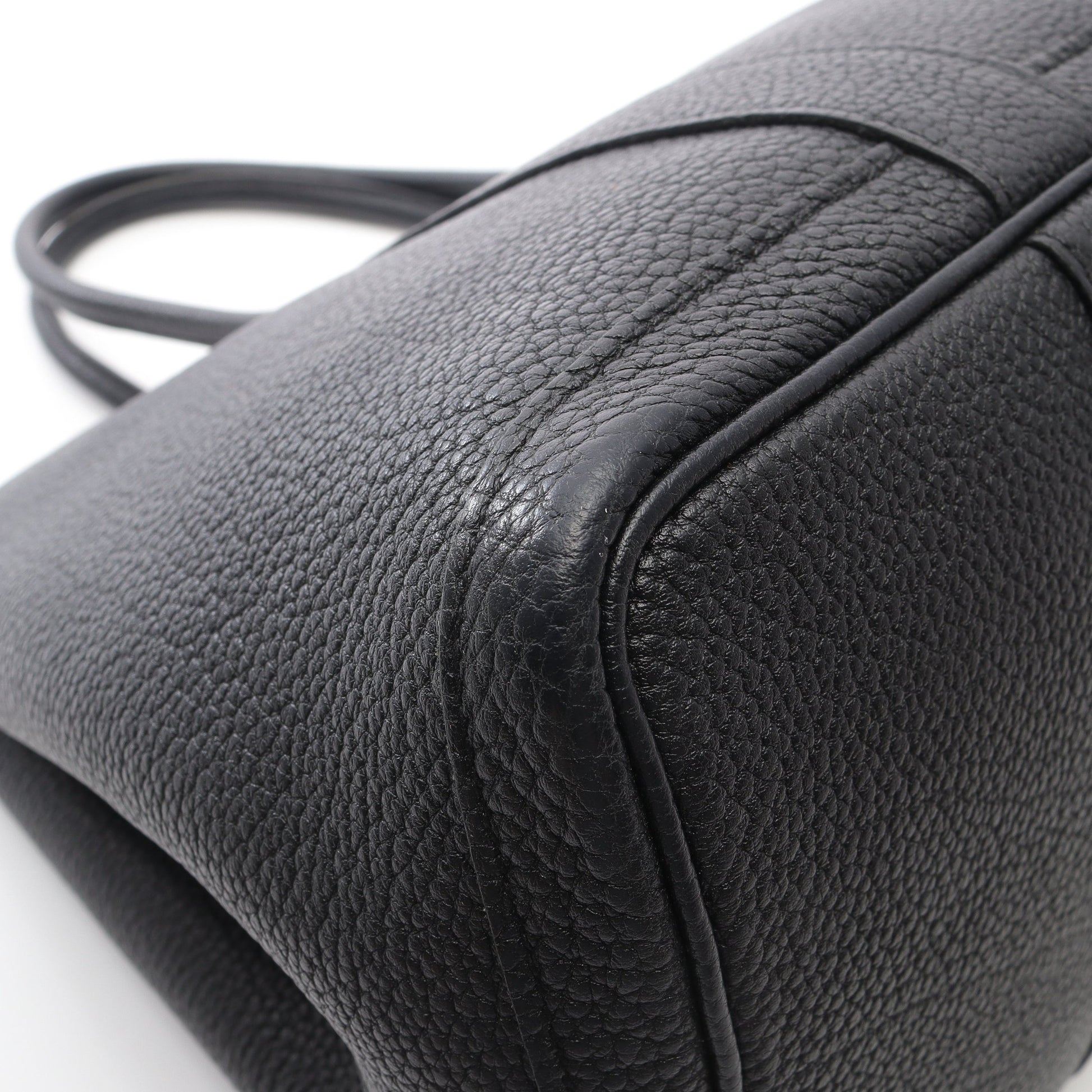 ガーデンパーティPM ハンドバッグ トートバッグ ネゴンダ ブラック シルバー金具 X刻印 エルメス バッグ HERMES