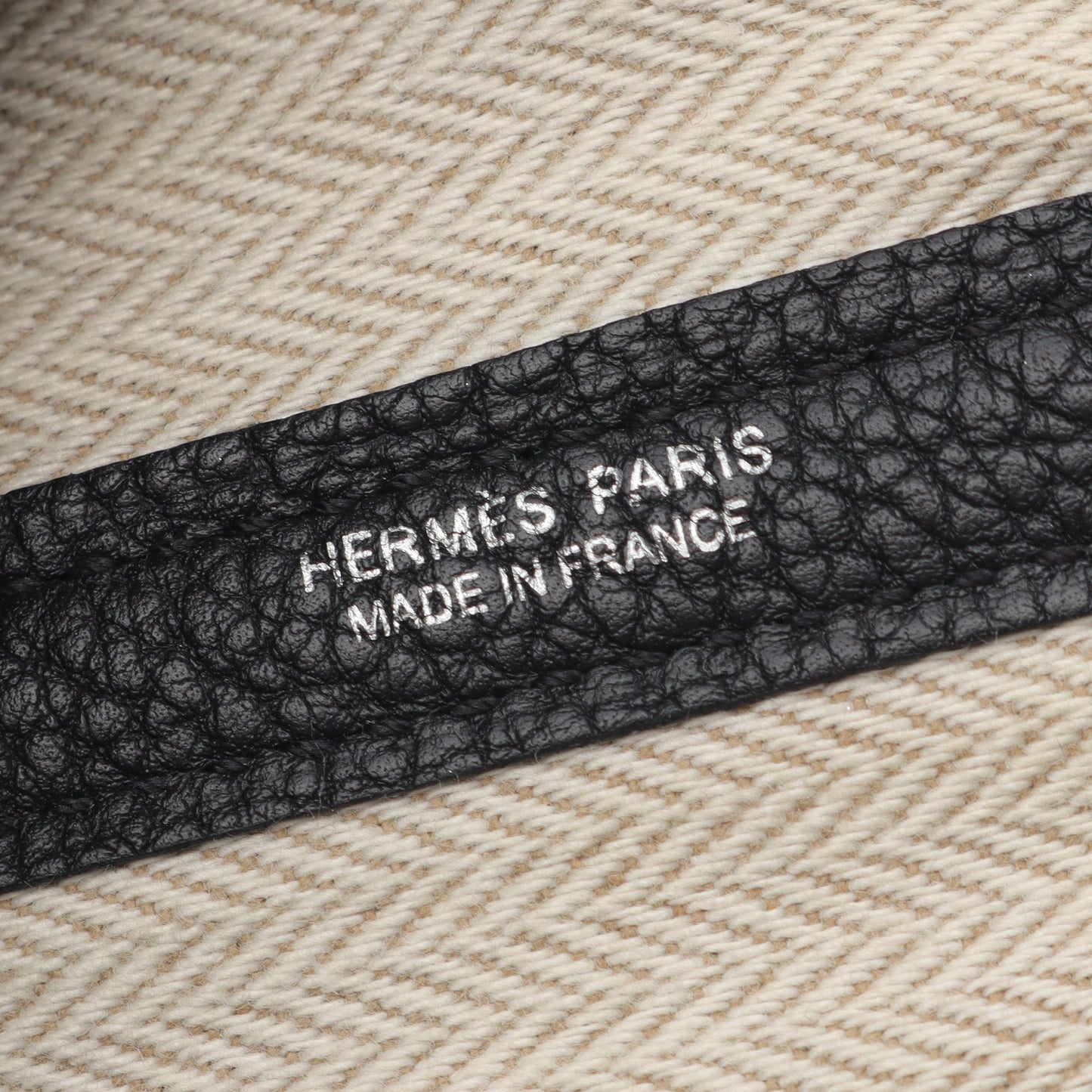 ガーデンパーティPM ハンドバッグ トートバッグ ネゴンダ ブラック シルバー金具 X刻印 エルメス バッグ HERMES