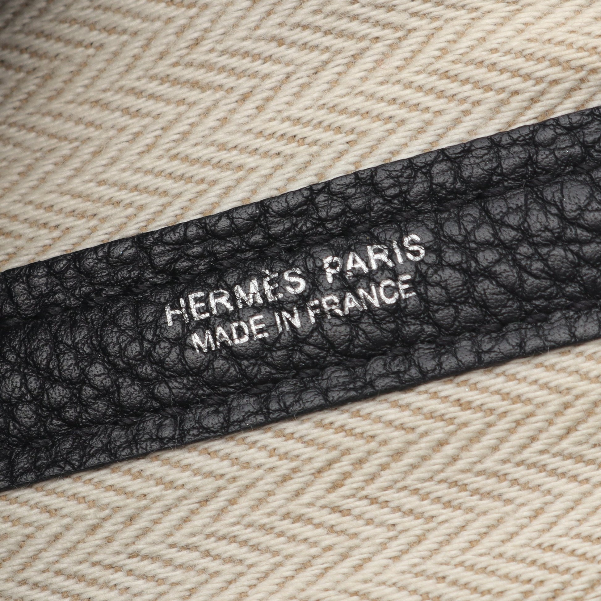 ガーデンパーティPM ハンドバッグ トートバッグ ネゴンダ ブラック シルバー金具 X刻印 エルメス バッグ HERMES