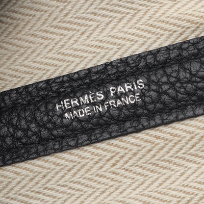 ガーデンパーティPM ハンドバッグ トートバッグ ネゴンダ ブラック シルバー金具 X刻印 エルメス バッグ HERMES