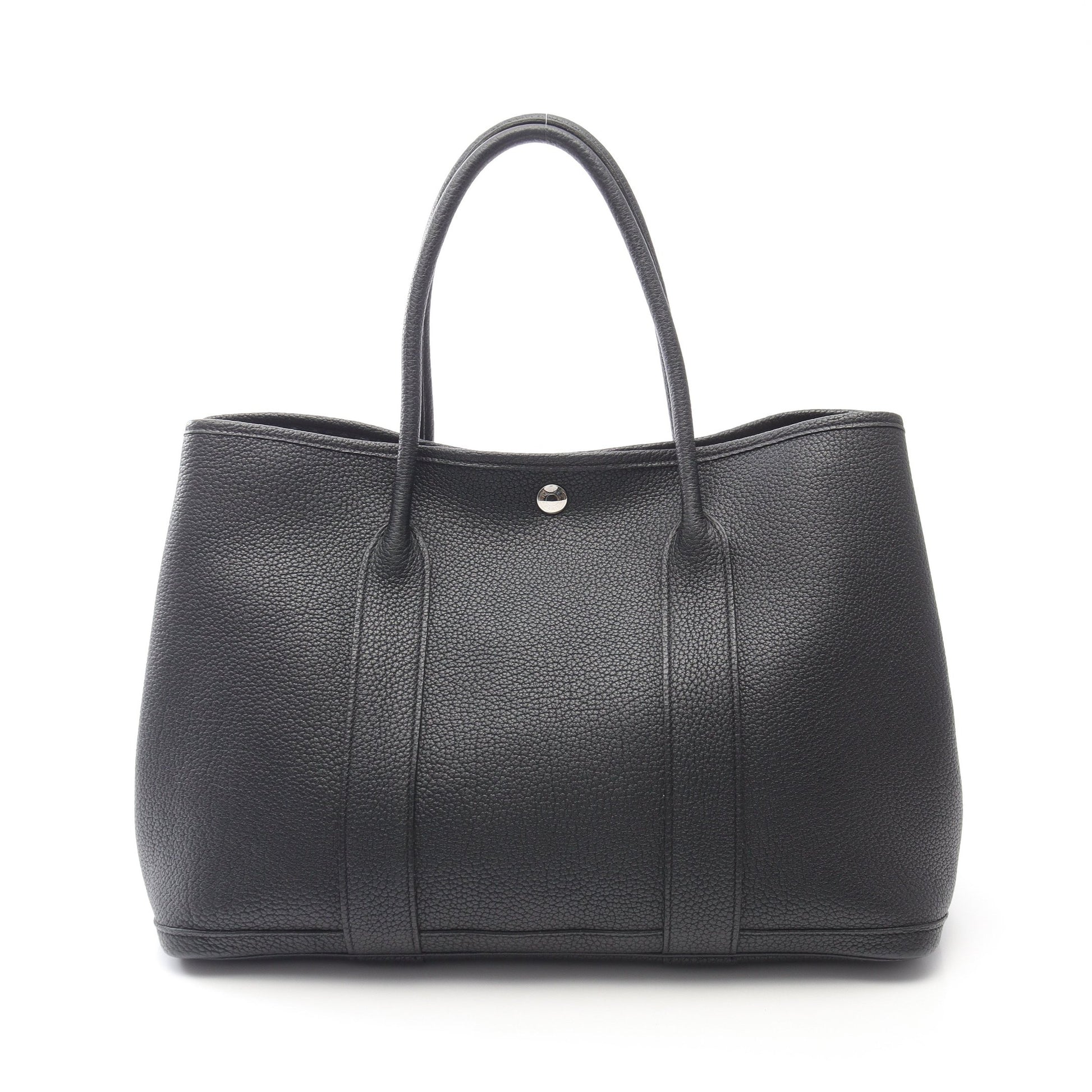 ガーデンパーティPM ハンドバッグ トートバッグ ネゴンダ ブラック シルバー金具 X刻印 エルメス バッグ HERMES