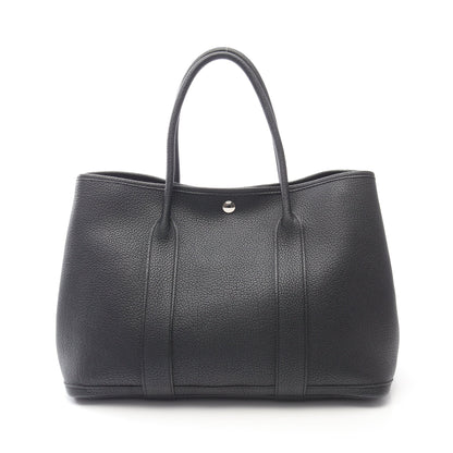 ガーデンパーティPM ハンドバッグ トートバッグ ネゴンダ ブラック シルバー金具 X刻印 エルメス バッグ HERMES