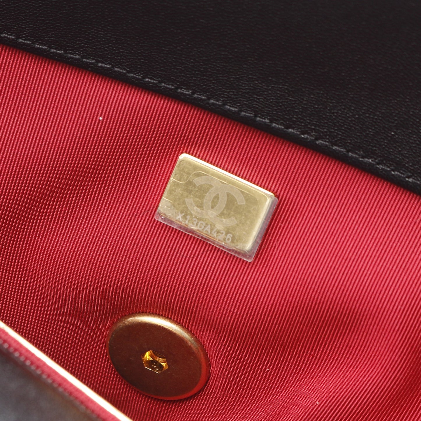19 ディズヌフ マトラッセ チェーンショルダーバッグ ラムスキン ブラック コンビ金具 2WAY シャネル バッグ CHANEL