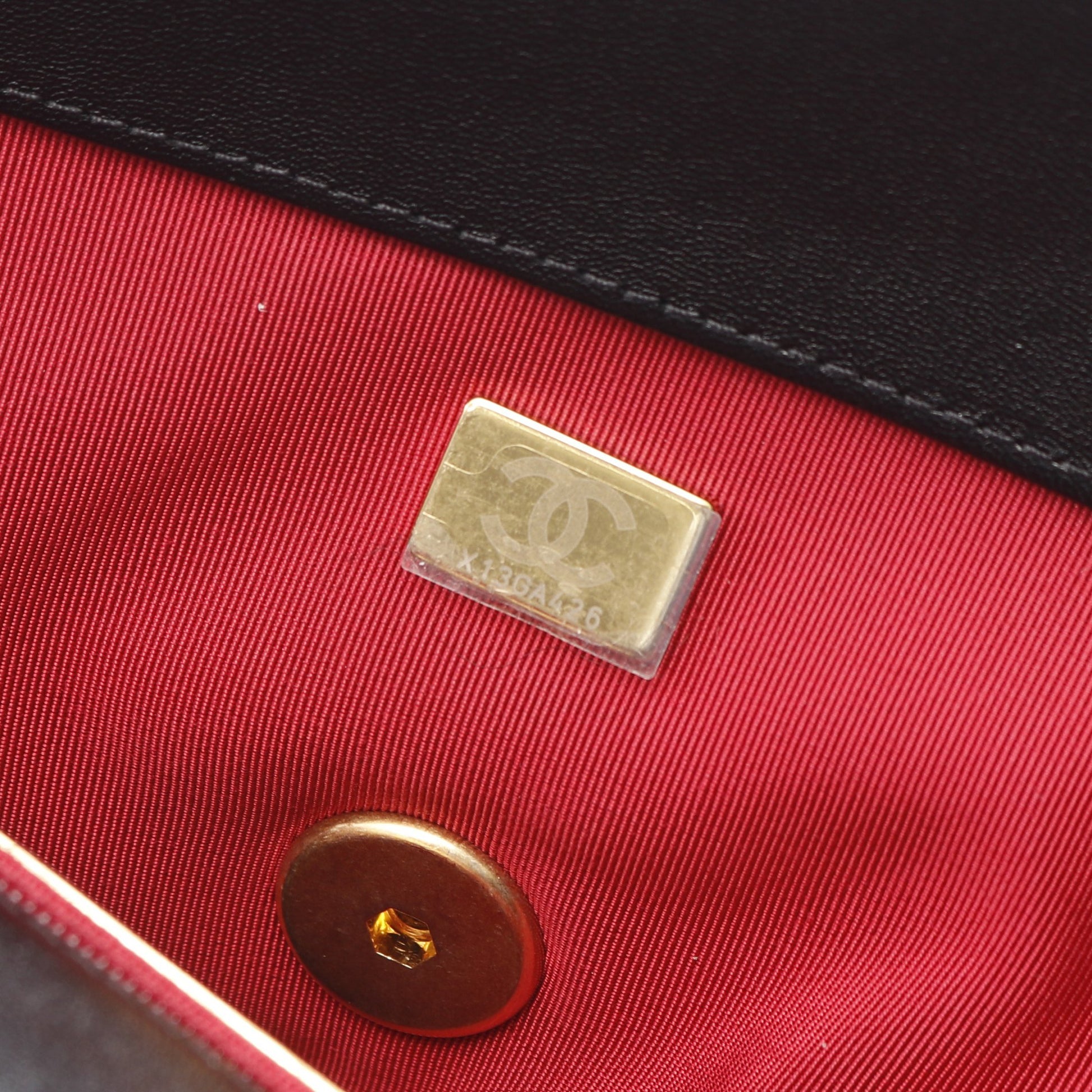 19 ディズヌフ マトラッセ チェーンショルダーバッグ ラムスキン ブラック コンビ金具 2WAY シャネル バッグ CHANEL