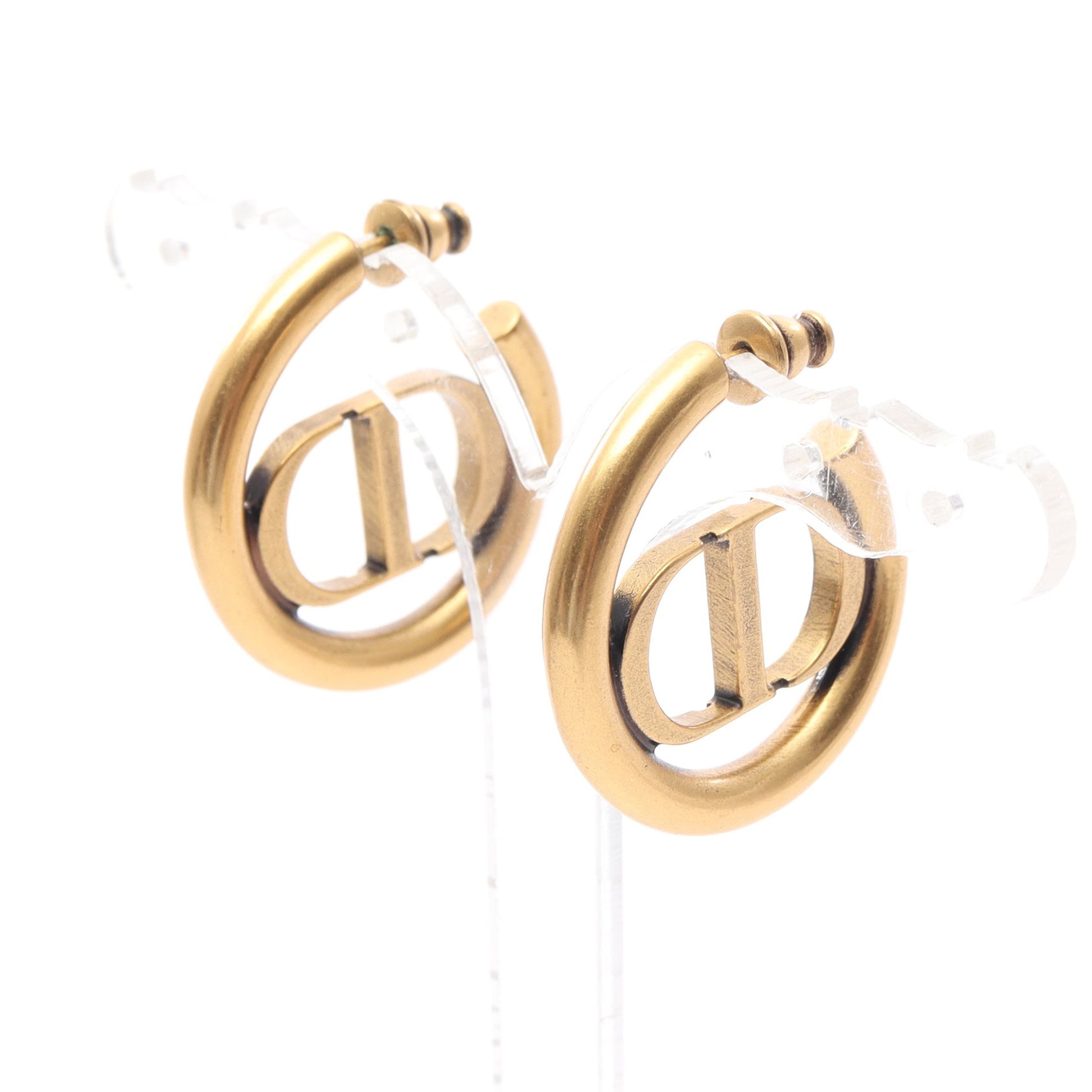 30 MONTAIGNE モンテーニュ フープ ピアス GP ゴールド ディオール アクセサリー DIOR