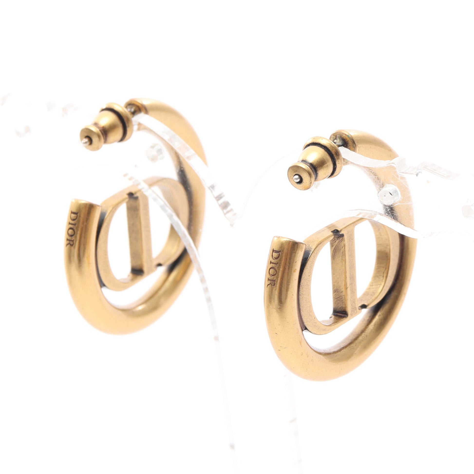 30 MONTAIGNE モンテーニュ フープ ピアス GP ゴールド ディオール アクセサリー DIOR