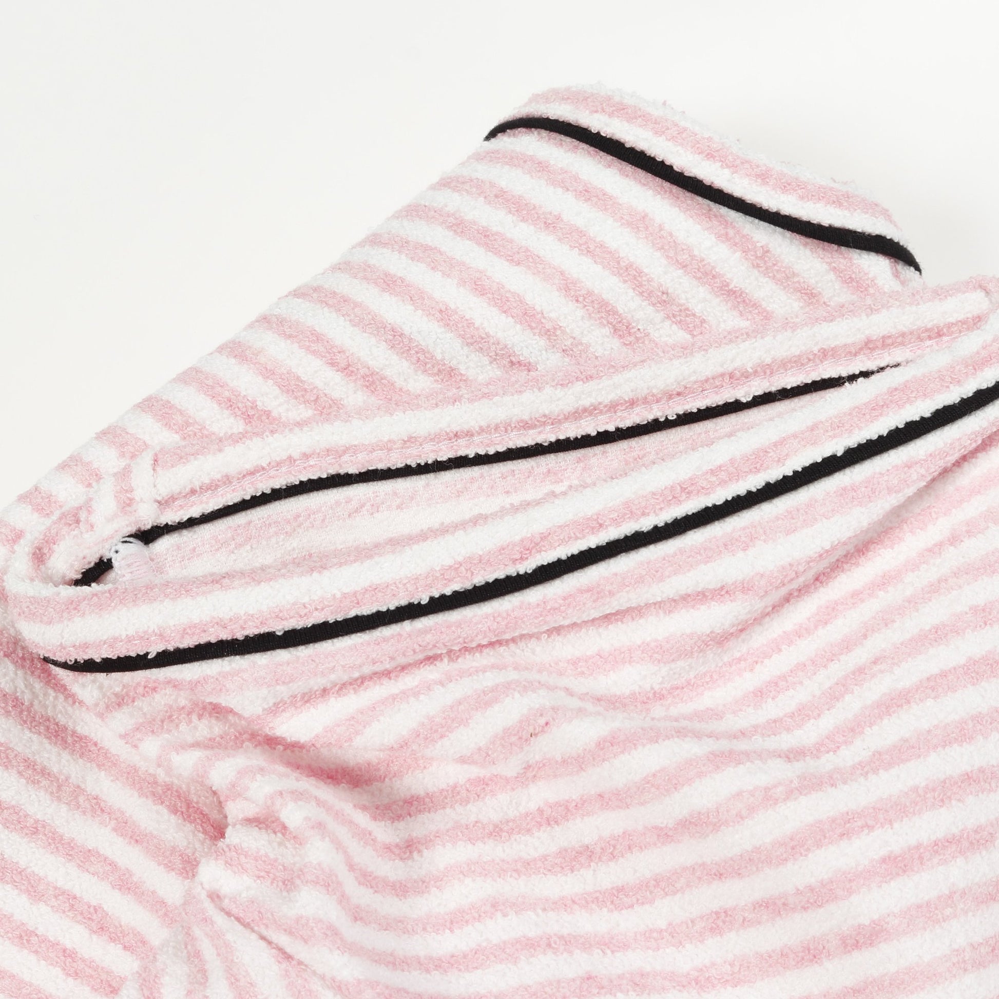 LA PAUSA パイル Tシャツ ボーダー コットン ホワイト ピンク ブラック シャネル トップス CHANEL