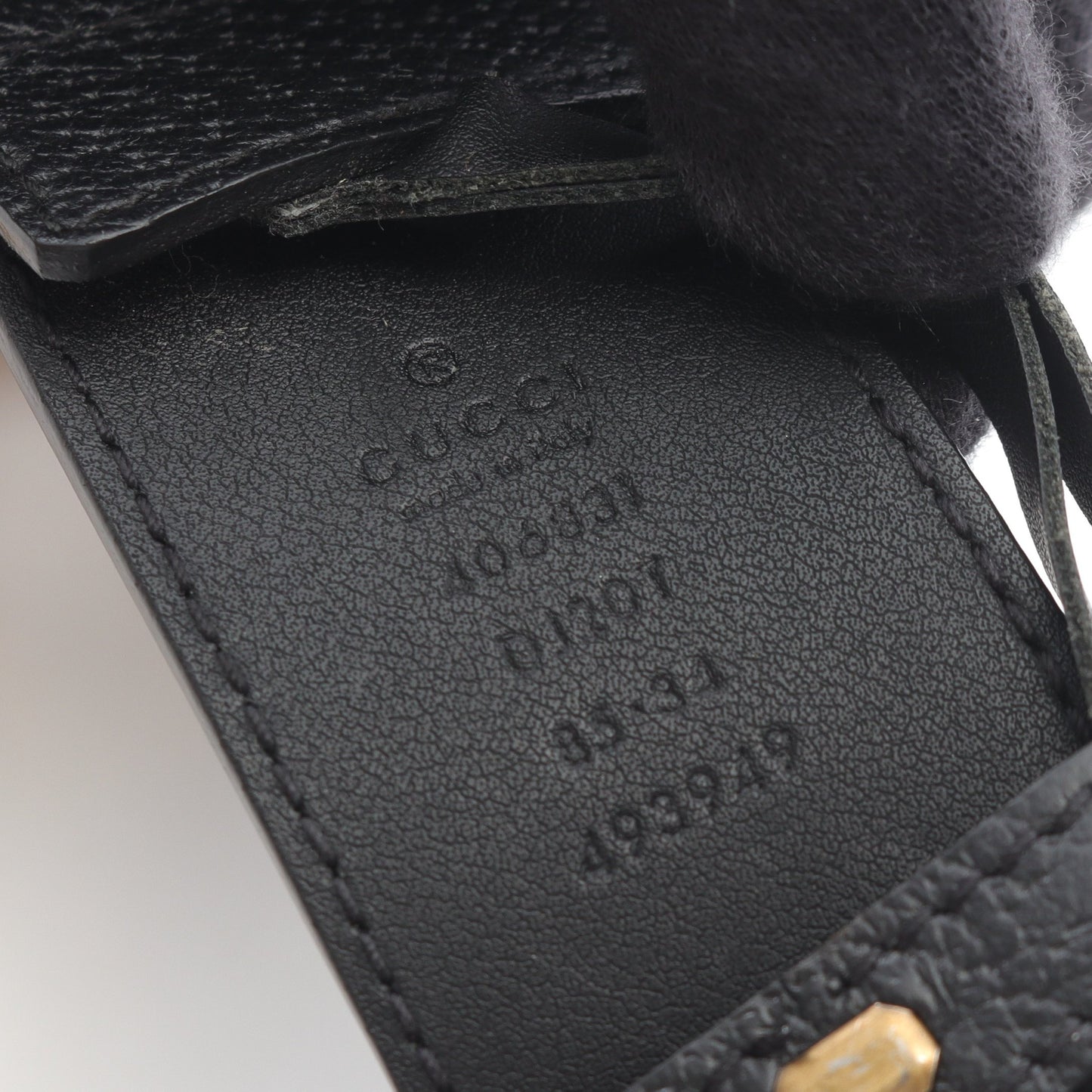 GGマーモント ベルト レザー ブラック グッチ 財布・小物 GUCCI