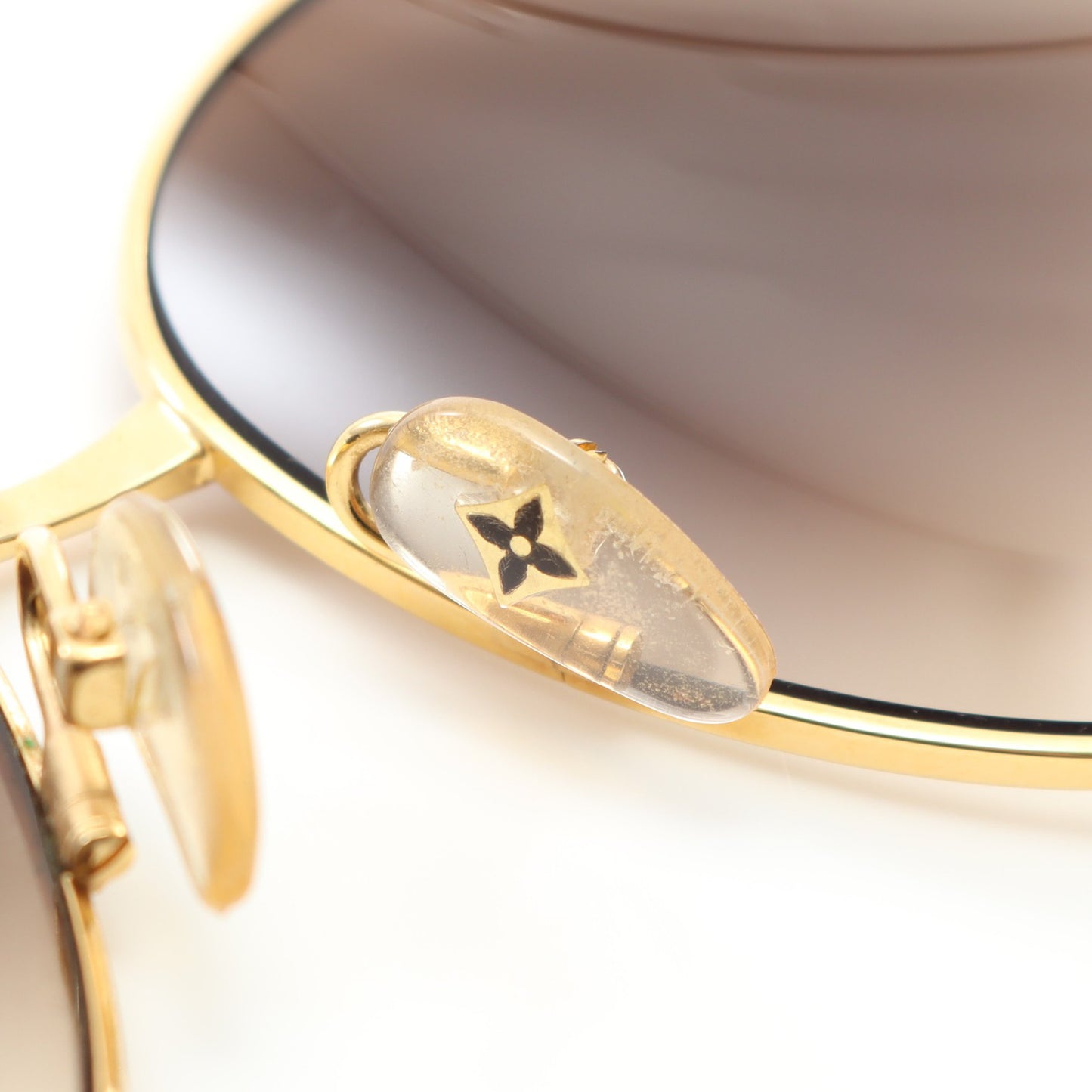 ヴィオラ モノグラム サングラス GP PVC ゴールド ブラウン グラデーションレンズ ルイヴィトン 財布・小物 LOUIS VUITTON