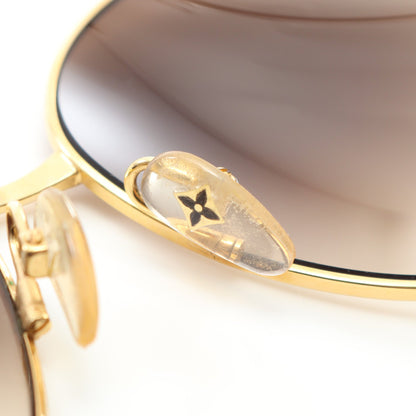 ヴィオラ モノグラム サングラス GP PVC ゴールド ブラウン グラデーションレンズ ルイヴィトン 財布・小物 LOUIS VUITTON