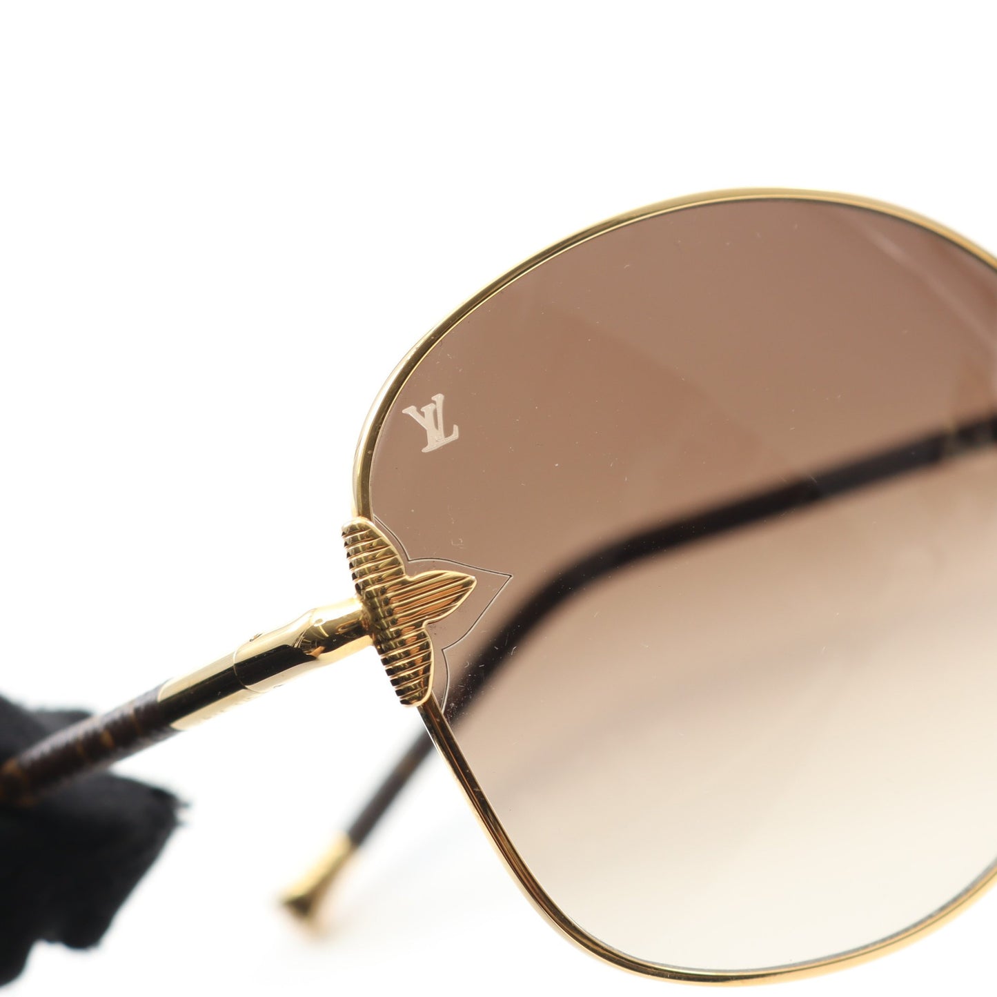 ヴィオラ モノグラム サングラス GP PVC ゴールド ブラウン グラデーションレンズ ルイヴィトン 財布・小物 LOUIS VUITTON