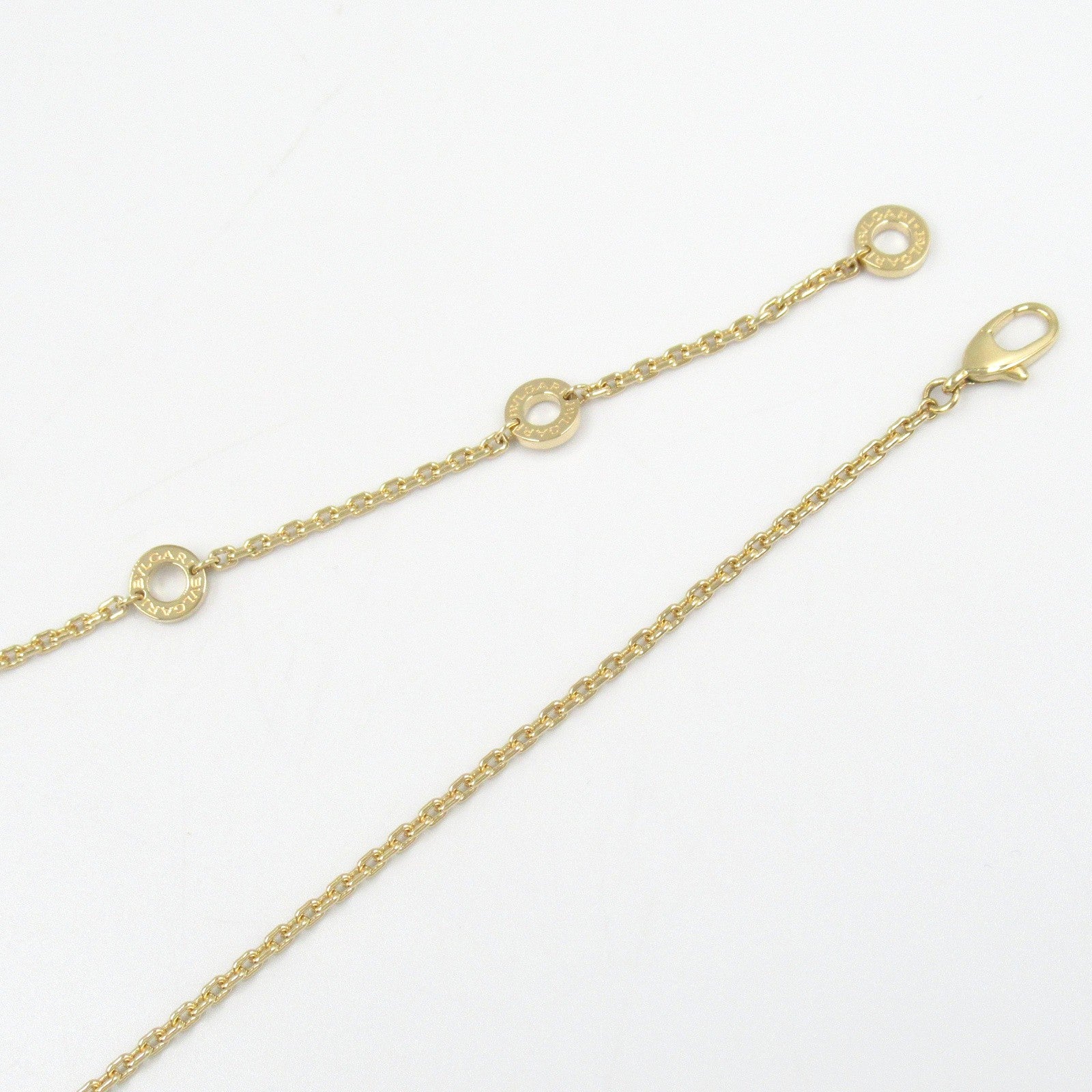 B-zero1 ロック ネックレス ダイヤ ネックレス K18（イエローゴールド） ダイヤモンド クリア ブルガリ アクセサリー BVLGARI