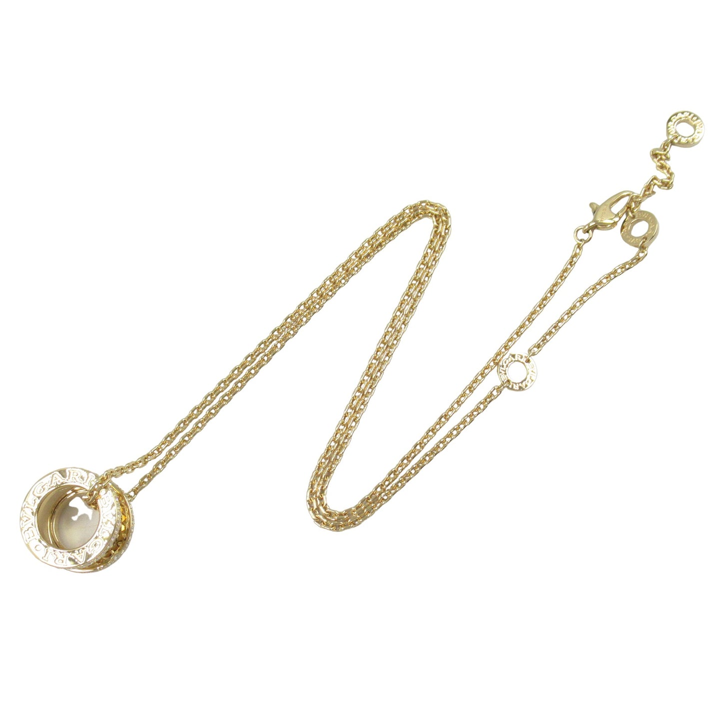 B-zero1 ロック ネックレス ダイヤ ネックレス K18（イエローゴールド） ダイヤモンド クリア ブルガリ アクセサリー BVLGARI