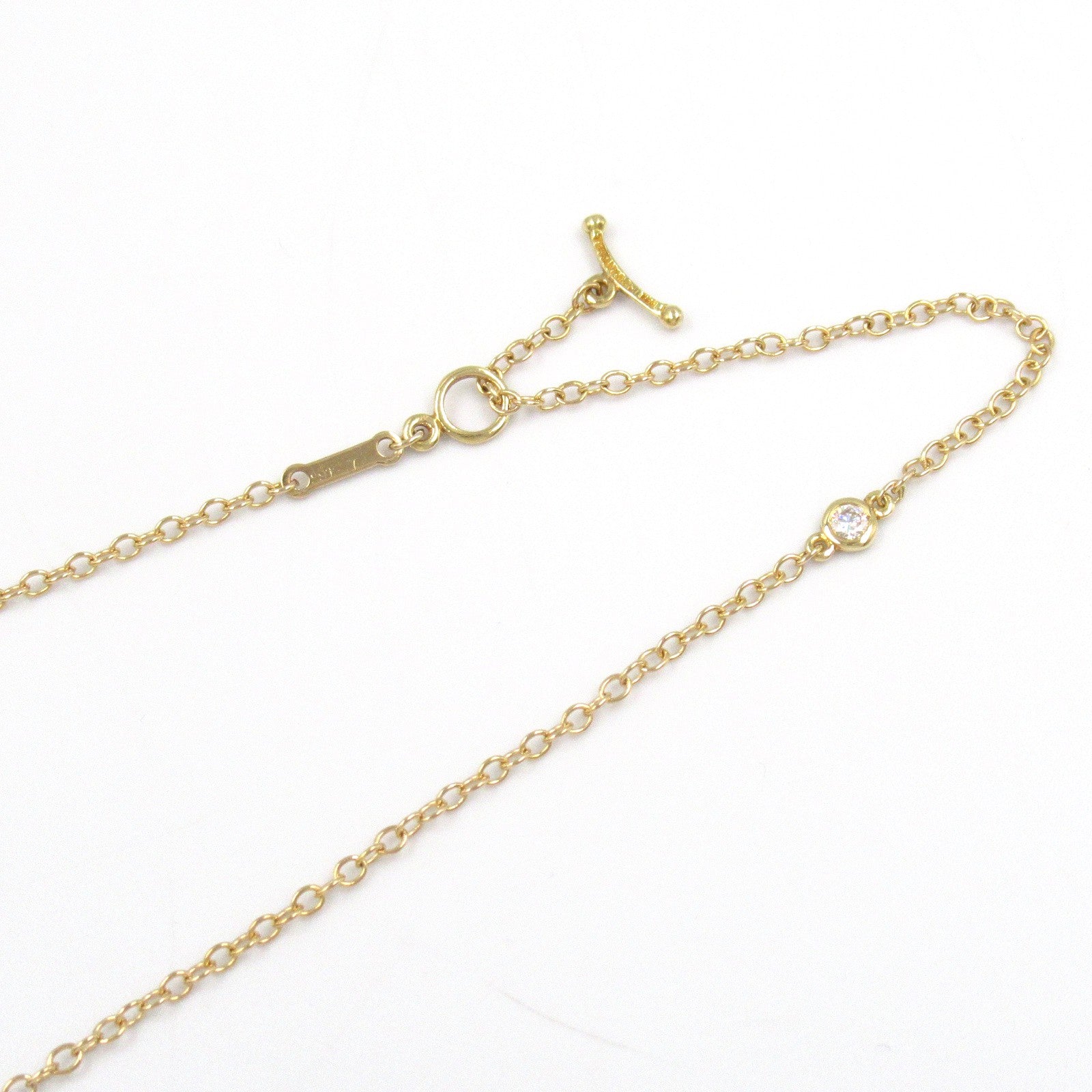 バイザヤードネックレス 12PD ネックレス K18（イエローゴールド） ダイヤモンド クリア ティファニー アクセサリー TIFFANY & Co.