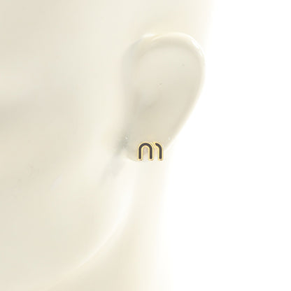 ピアス GP ゴールド ブラック ミュウミュウ アクセサリー miu miu